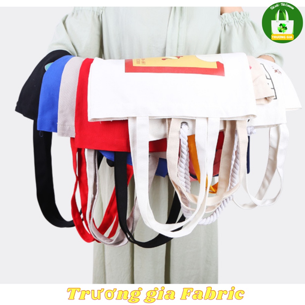 Túi Vải Canvas Túi vải bố kích thước 31x36cm có nhận Tùy chỉnh kích thước in logo