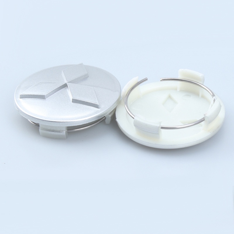 Set 4 Nắp Đậy Trục Bánh Xe Hơi Mitsubishi 60mm 6cm Chuyên Dụng Ốp