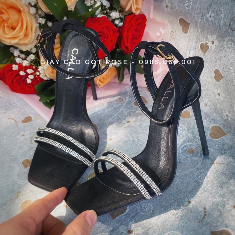 Sandal 2 dây đá cao cấp