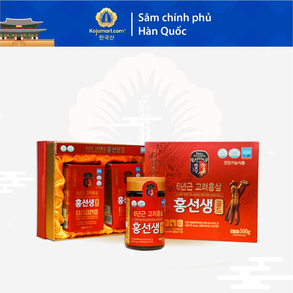 Cao Hồng Sâm Korean Red Ginseng Cô Đặc Hong Seon Saeng Gold 1 Hũ 250G