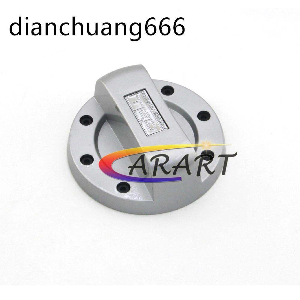Trd Nắp Đậy Bình Xăng Xe Hơi toyota Bằng abs Màu Bạc