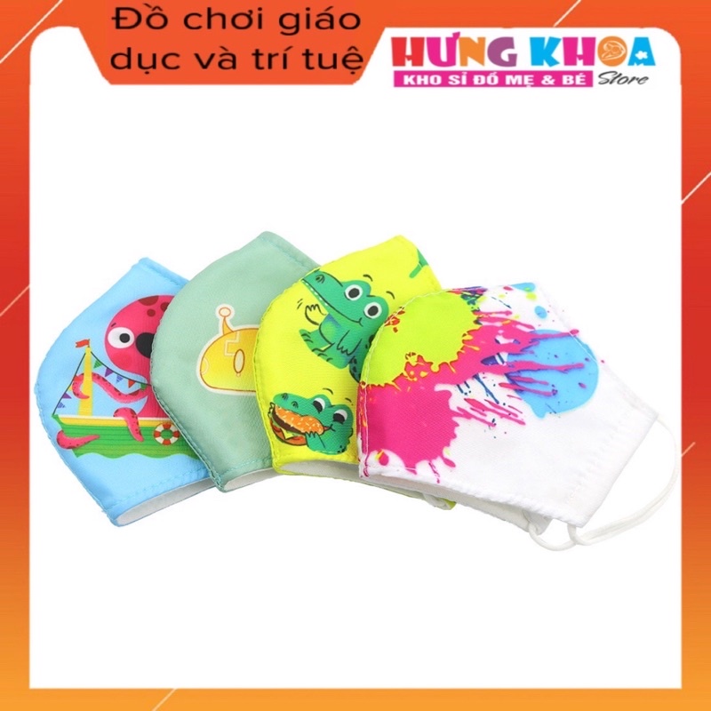 Khẩu trang vải PiPo chống bụi kháng khuẩn bảo vệ bé yêu