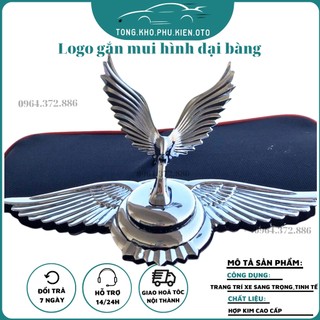 Logo gắn mui capo xe ô tô hình chim đại bàng