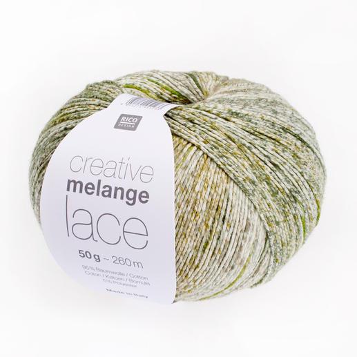 Sợi hè Creative Melange Lace hãng Rico Design đan móc áo, khăn, váy