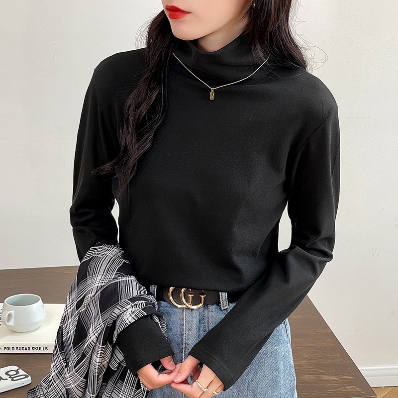 NRVP Áo Thun Nữ Dài Tay Dáng Rộng Phong Cách Hàn Quốc Thời Trang Mùa Đông 2023