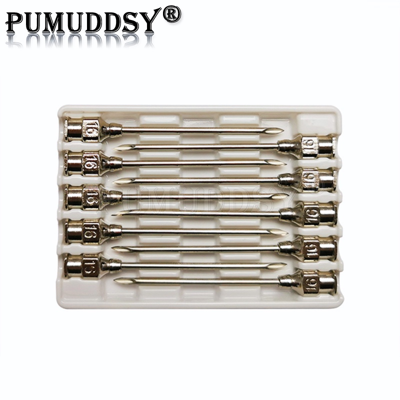 Hộp 10 Kim Tiêm Bằng Thép Không Gỉ 5 * 20.5mm 5x20.5 5.5x24 6x35 6.5x29 7x36 8x34.5