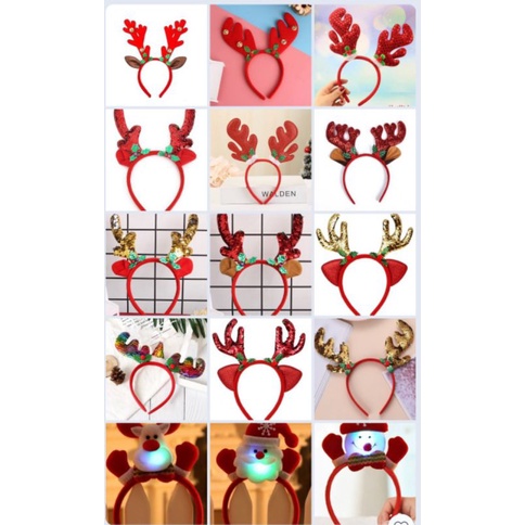 Bờm noel cho bé_cài tóc noel