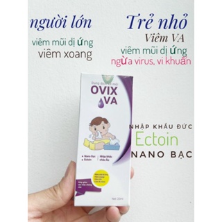 Ovix baby VA xịt mũi phòng ngừa và giảm triệu chứng viêm mũi