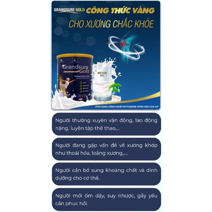 Grandsure Gold sữa non dành cho người xương khớp