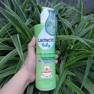 Sữa tắm gội lactacyd milky 500ml