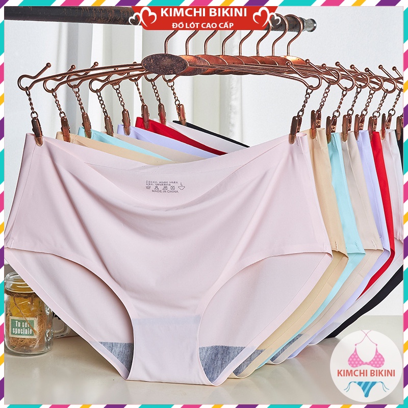 Quần silit nữ su đúc thun lạnh không đường may cao cấp KIMCHIBIKINI quần xì nữ đáy kháng khuẩn mềm mại QL025