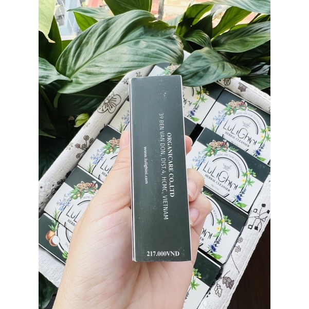 Herbal Cleanser Lulighini - Xà bông rửa mặt giảm mụn