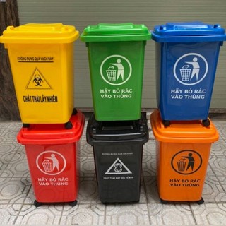 Thùng rác nhựa công cộng 60L