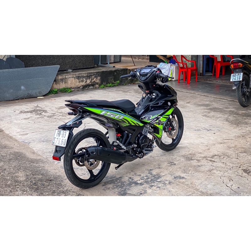 Tem Rời Exciter 150 mẫu MX King 2023 mới lạ siêu nét dán cho xe màu đen