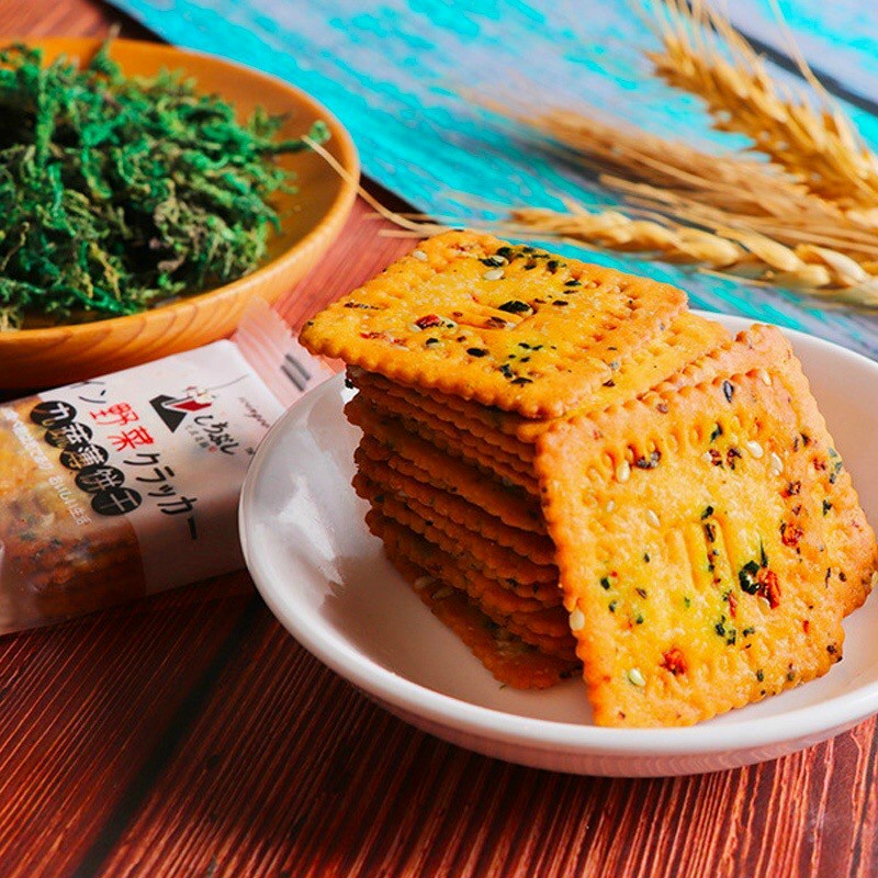 Bánh ăn kiêng 9 loại rau củ Weisiel Hongkong siêu ngon gói lớn 328gam