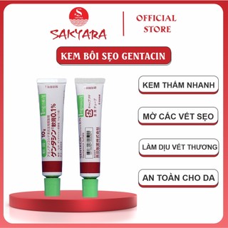 Kem sẹo bôi Gentacin 10g kem làm mờ sẹo lồi rỗ sẹo thâm nội địa Nhật Bản