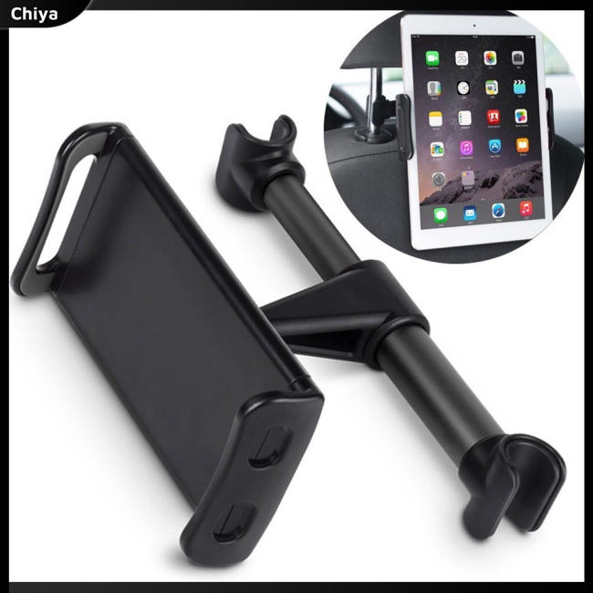 Giá Đỡ Điện Thoại / Máy Tính Bảng Ipad 4-11 Xoay 360 Độ Điều Chỉnh Được Gắn Ghế Sau Xe Hơi