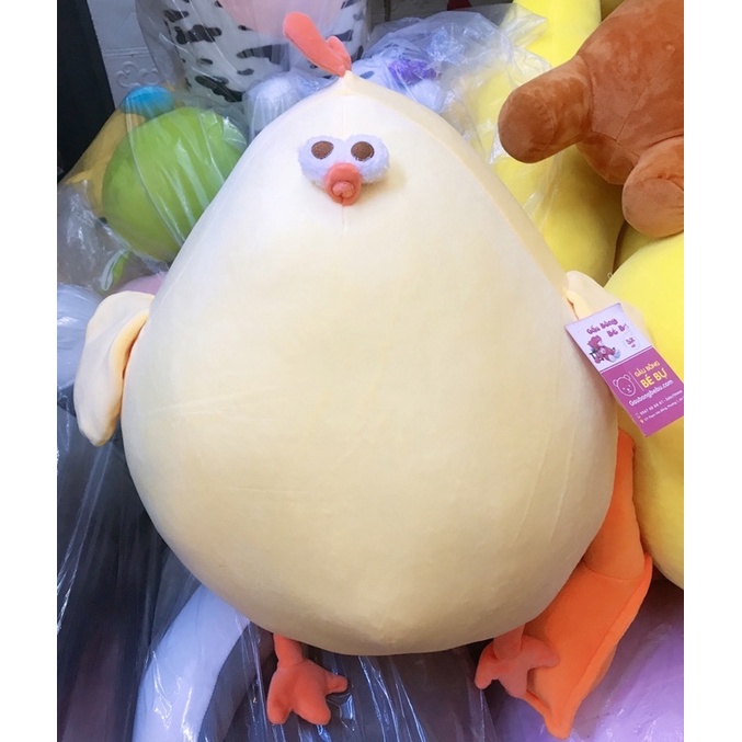 Thú Nhồi Bông Hình Chú Gà Vàng Dễ Thương