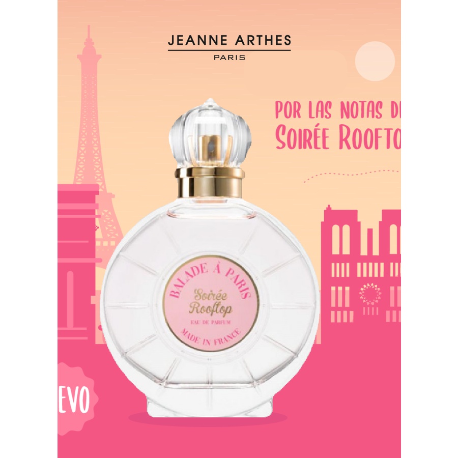 Nước hoa Pháp Jeanne Arthes Paris - Balade à Paris - Soirre Rooftop 100ml