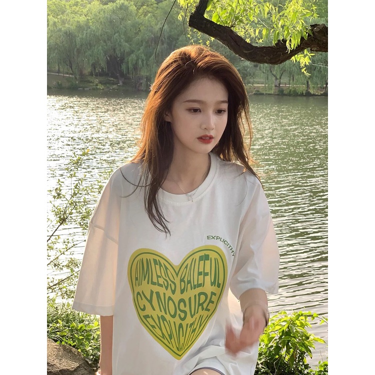 NRVP Áo Thun Unisex Mùa Hè Dáng Suông Tay Cộc Phong Cách Hàn Quốc Cho Nam Nữ