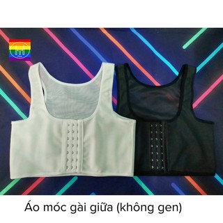 Áo nịt ngực Tomboy dạng lưới gài giữa - không gen