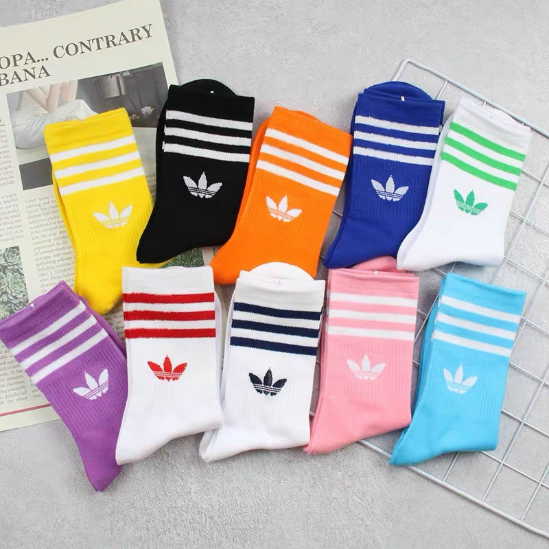 Tất Cổ Cao Cotton Thể Thao Unisex Nhiều Màu đas