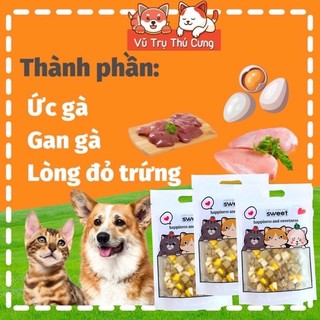 Snack Thịt Gà Sấy, Cá Sấy Cho Chó Mèo