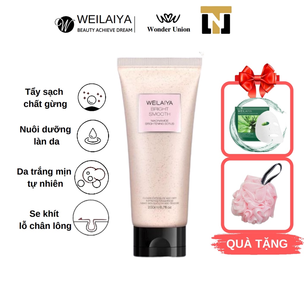 Kem Ủ Trắng Da WEILAIYA chiết xuất vỏ hồ đào 200ml