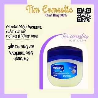 Sáp dưỡng Vaseline 49g ,Dưỡng ẩm môi body giúp không nứt nẻ -Chính Hãng