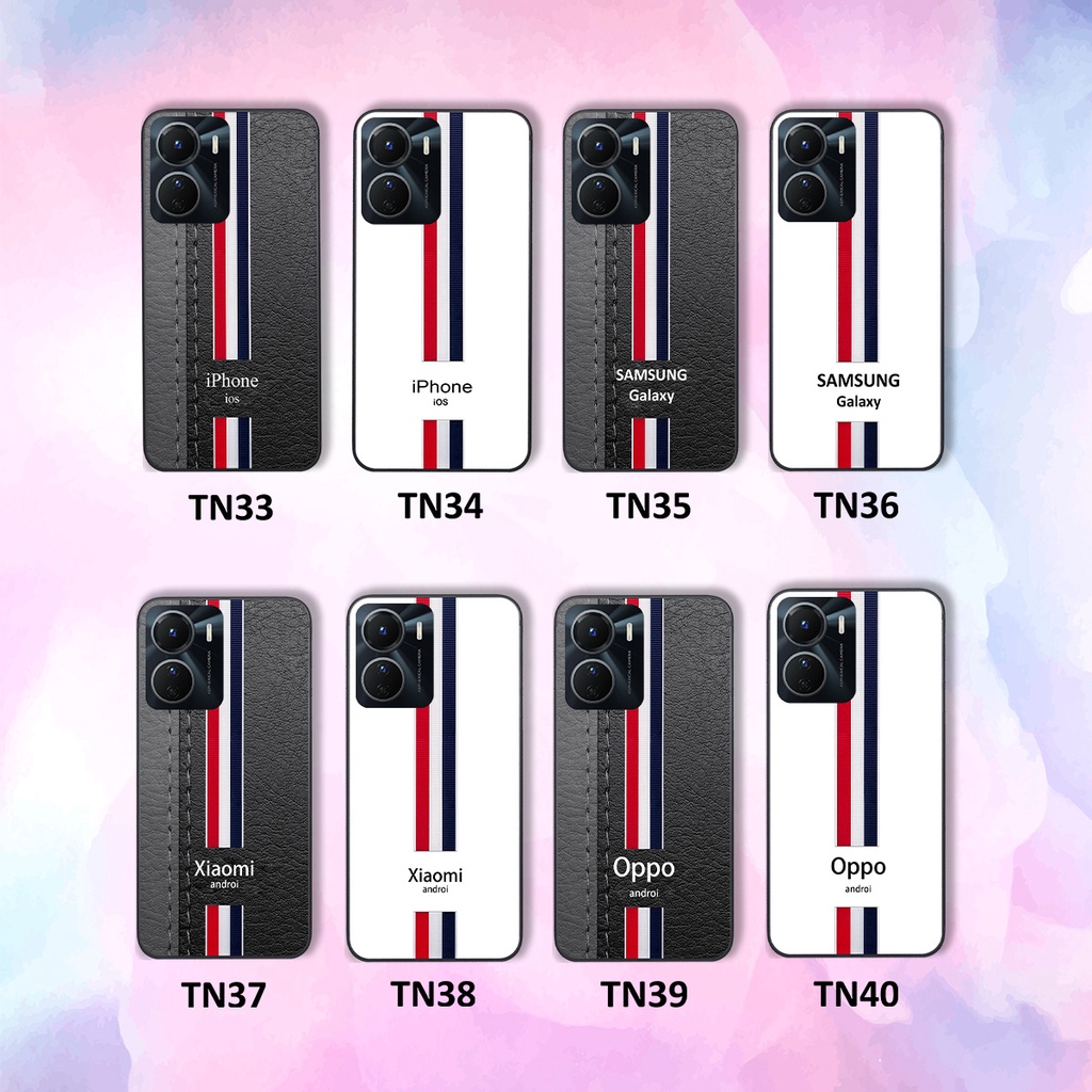 Ốp Vivo Y16 in giả da phong cách thể thao, cá tính, thời trang