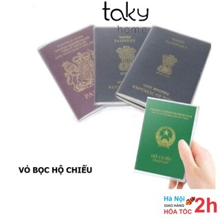 Vỏ Bọc Hộ Chiếu - Vỏ Passport Trong Suốt, Vỏ Đựng Hộ Chiếu, Chống Nước Tiện Dụng, An Toàn Khi Đi Du Lịch. TakyHome 5310
