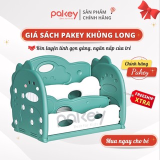 Giá sách cho bé Pakey hình Khủng Long đáng yêu, Nhỏ gọn phù hợp cho mọi không gian, Hàng dày dặn Cao cấp