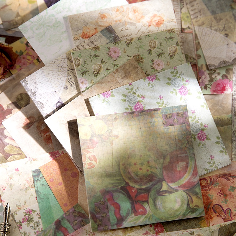 Gói 50 Hoa Giấy Làm Album Ảnh / Sổ Lưu Niệm DIY