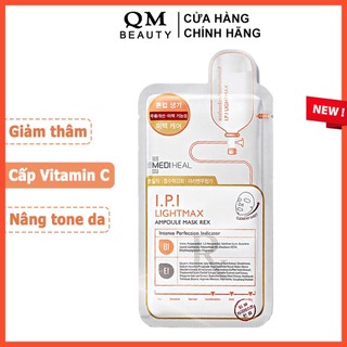 Mặt nạ Mediheal I.P.I Lightmax Ampoule 27ml dưỡng ẩm dưỡng sáng cho da tối màu
