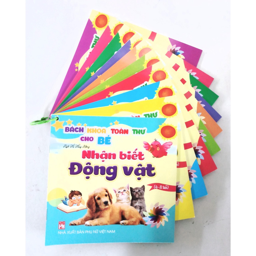 Sách - Bách Khoa Toàn Thư Cho Bé 4-8 tuổi - Song ngữ Anh Việt (Bộ 10 cuốn) - ndbooks