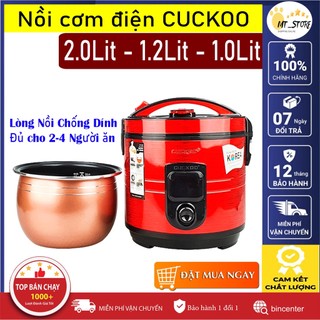 Nồi cơm điện cuckoo 3d dung tích 1l -1.2l- 2l lòng siêu dày cơm ngon đủ cho 2-4 người ăn - nồi cơm mini