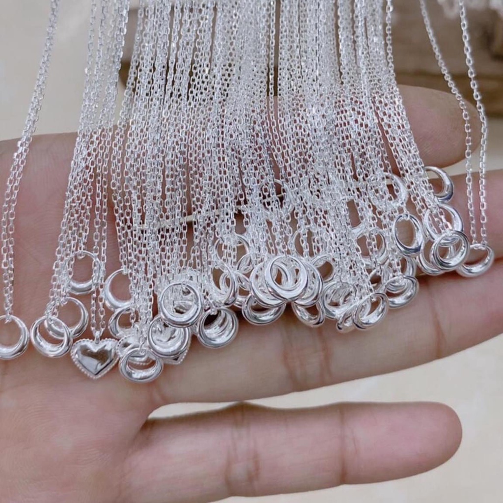 Dây Chuyền Bạc Đường Tròn Trơn Minh Canh Jewelry