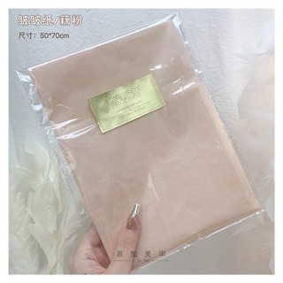 Giấy nhăn decor chụp ảnh móng