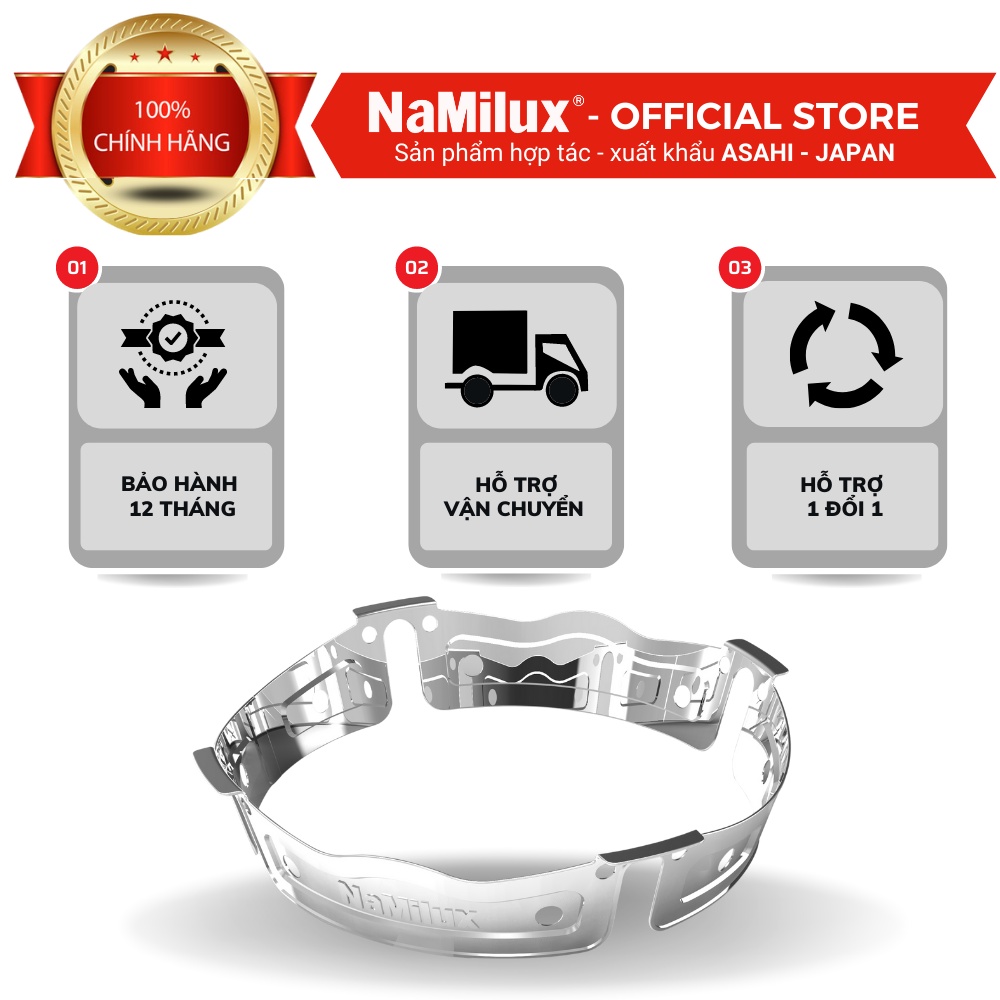 Vòng Chắn Gió Inox NaMilux│Tiết Kiệm 30% Gas Tiêu Thụ│Rút Ngắn 1/3 Thời Gian Đun Nấu│Hàng Chính Hãng