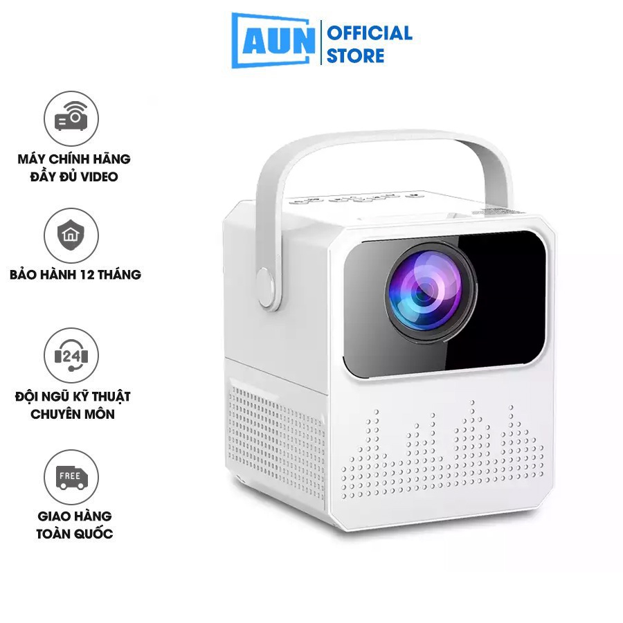 Máy chiếu mini Aun C900 promax - xem phim giải trí gia đình