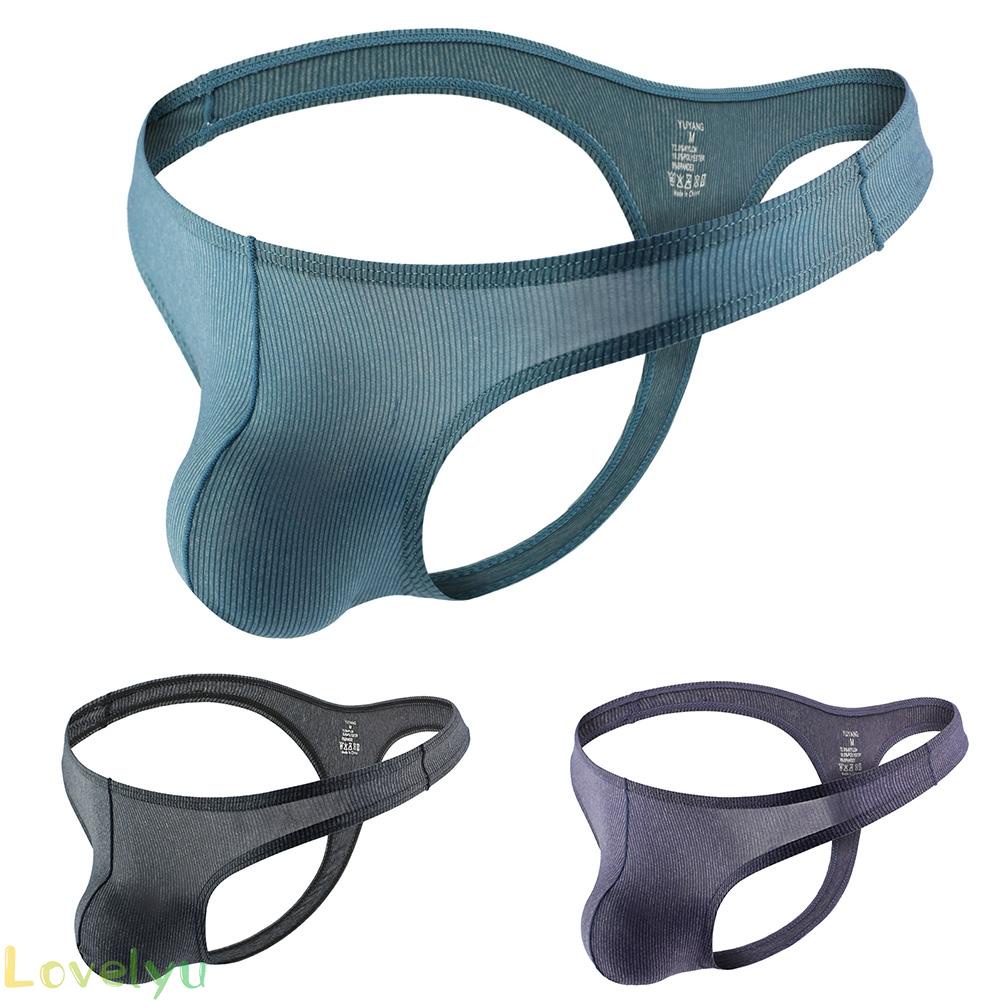 [ FAST SHIPPING ]Thong T-Back Underpants Breathable Bugle Pouch Thong Comfortable G-String