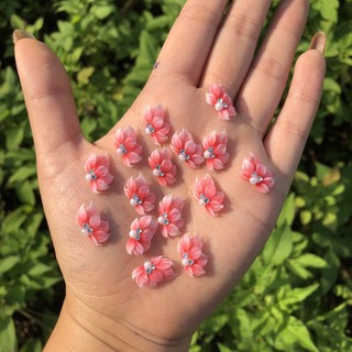 Hoa nail đẹp , hoa bột vừa form móng thật , cánh tiên ombre - shop đức phúc