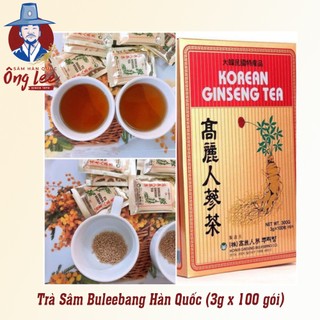 Trà Hồng Sâm Hàn Quốc Chính Hãng Buleebang, Hộp 100 gói x 3gram