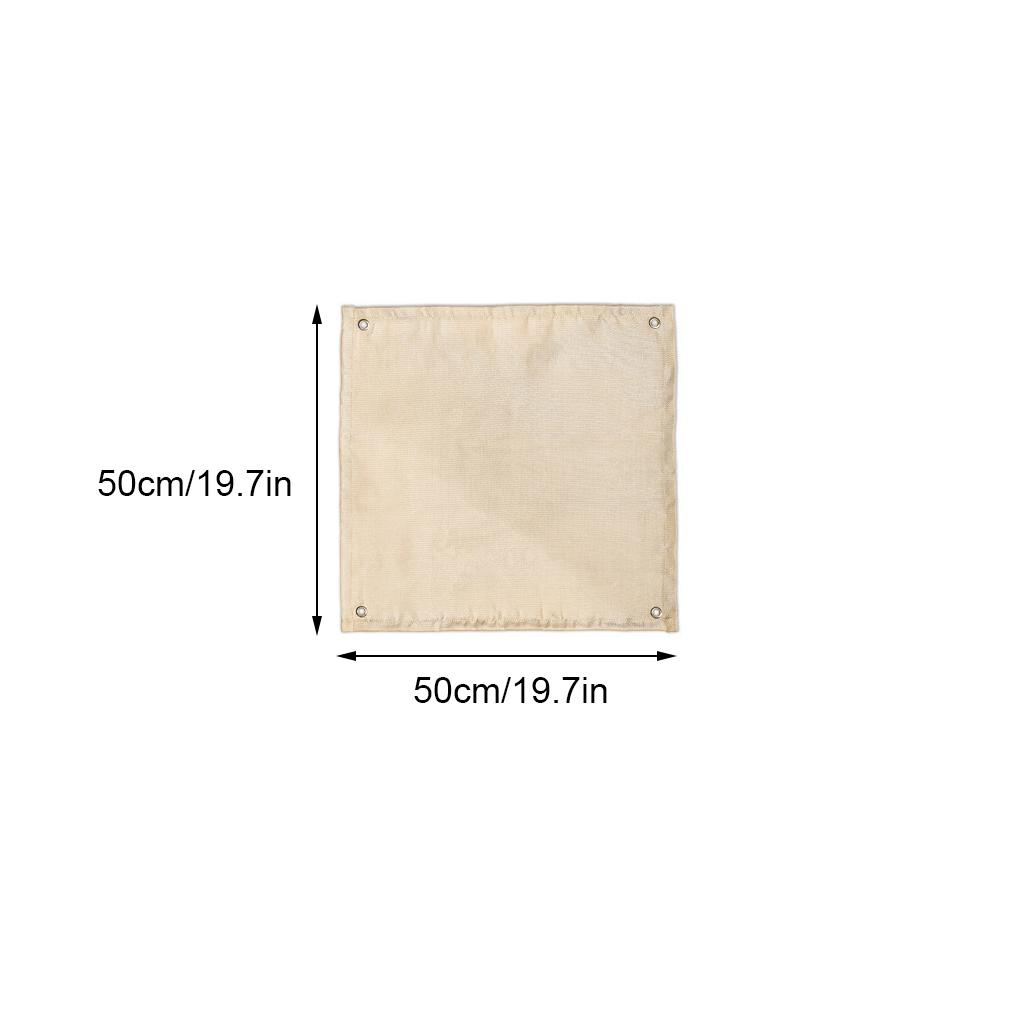 Thảm Trải 4 Lỗ Cách Nhiệt Chống Cháy Có Thể Tái Sử Dụng Cho Nướng Bbq Ngoài Trời