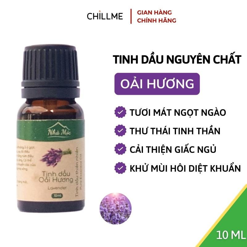 Tinh dầu Oải Hương Lavender thơm phòng thư giãn dễ ngủ nguyên chất Nhà Mộc 10ml