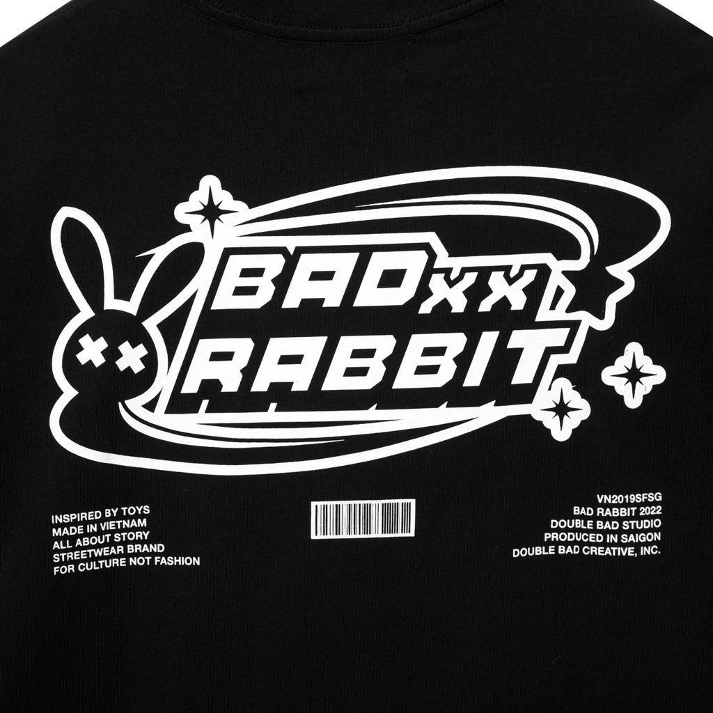 Áo Thun Unisex Bad Rabbit RABBIT GRAFFITI 100% Cotton - Local Brand Chính Hãng