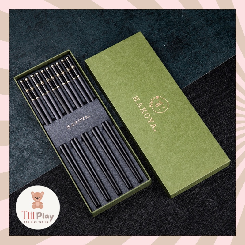 Đũa Nhật kháng khuẩn HAKOYA Từ Sợi Thuỷ Tinh và Nhựa PE Cao Cấp