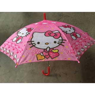 Ô dù cầm tay cho bé gái Hello Kitty