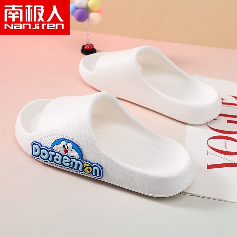Dép Đi Trong Nhà Chống Trượt Trọng Lượng Nhẹ In Hình Doraemon Dễ Thương Dành Cho Cặp Đôi