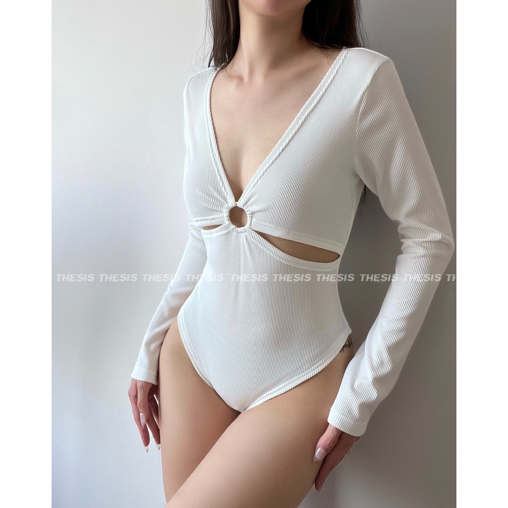 BODYSUIT CỔ TIM DÀI TAY - Bodysuit cut-out THESIS | BigBuy360 - bigbuy360.vn